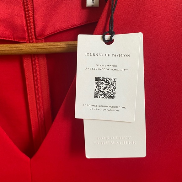 DOROTHEE SCHUMACHER Elite Red Total Devotion Dress - Picture 5 of 14